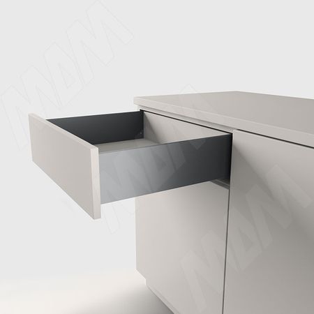 ЛС БОКС Комплект ящика 500 мм, Н120, с толкателем, графит, LS BOX (LT120500GP)
