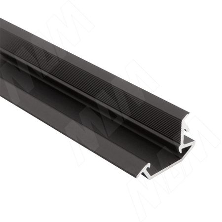 Профиль FM4, врезной, черный, 26х13мм, L-3000 (LSP-FM4-ALU-3000-BL)