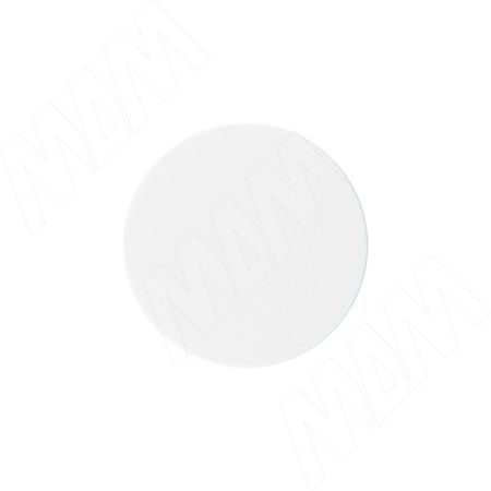 Заглушка самоклеящаяся, D13 мм, Белый, гладкая (Kr 8100), 117 шт. (8100.10.13)