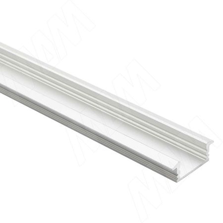 Профиль FM1, врезной, серебро, 20х7,5мм, L-3000 (LSP-FM1-ALU-3-AL)