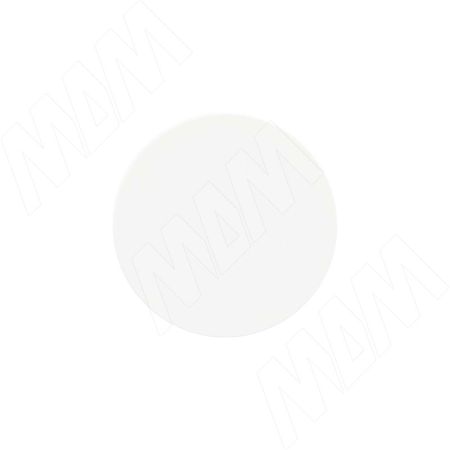 Заглушка самоклеящаяся, D20 мм, Алебастр, гладкая (Eg U104, Kr 7031), 54 шт. (U104.10.20)