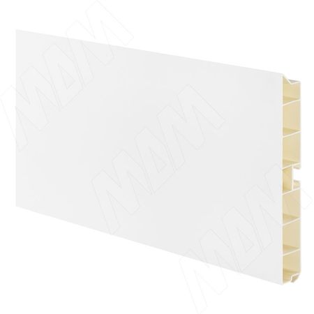 Цоколь пластиковый (высота 120, длина 4000 мм), белый (12.0419 4M)