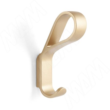 БЕЛТ Крючок двухрожковый золото матовое, BELT (HK.43.GA)