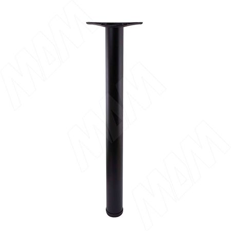 ШАНХАЙ Опора для стола, D60, H868+25 мм, черный, 4шт. (X4RG 870 BL 1/N SET)