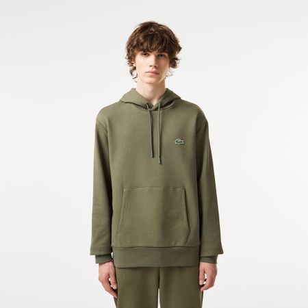 Мужская толстовка - худи Lacoste классического кроя из органического хлопка