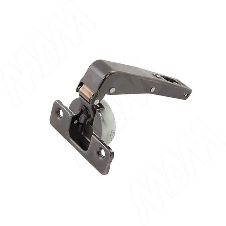 СИЛЕНТИЯ ПЛЮС Петля с доводчиком, прямая 180/110, титаниум, SILENTIA+ (C7A6NE6AC)