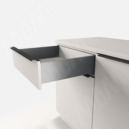 ЛС БОКС Комплект ящика 450 мм, Н120, с доводчиком, графит, LS BOX (LS120450GP)