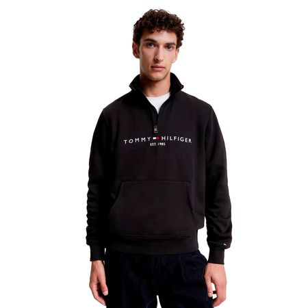 TOMMY LOGO MOCKNECK
