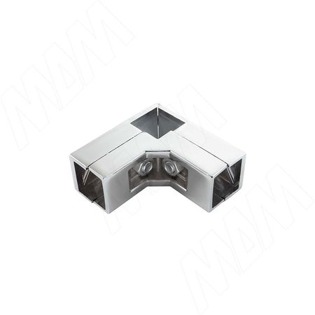 КУБО Соединитель угловой 3-х труб, хром, CUBO (CN2553CR)