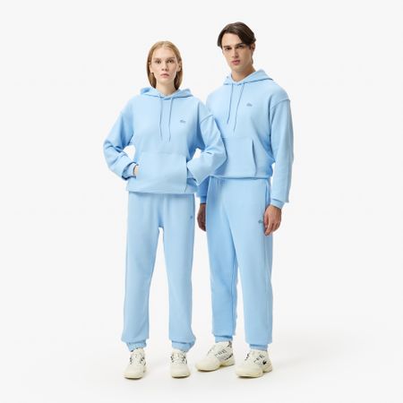 Спортивные хлопковые брюки Lacoste унисекс свободного кроя