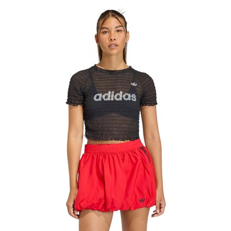 SMOCKED TEE