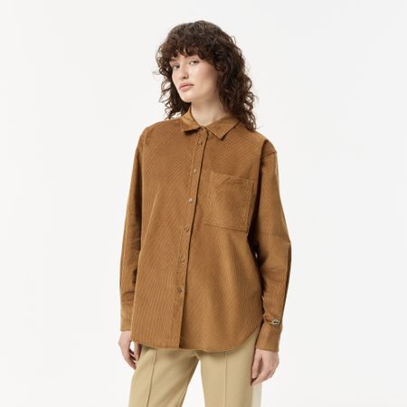 Женская рубашка Lacoste оверсайз