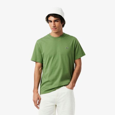 Мужская хлопковая футболка Lacoste с коротким рукавом