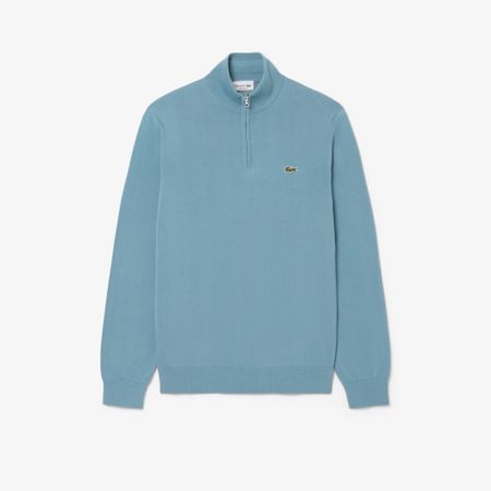 Мужской свитер Lacoste с высоким воротником и застежкой-молнией