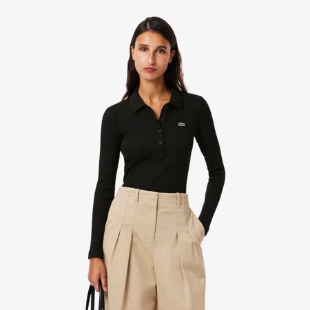 Женское поло Lacoste приталенного кроя L.12.D