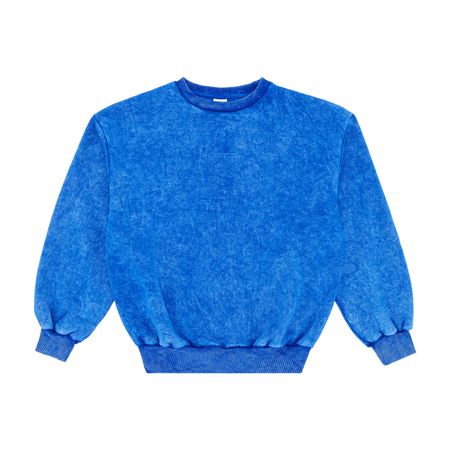 WASH PRINT DETAIL SWEATSHIRT