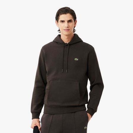 Мужское худи Lacoste классического кроя с флисом