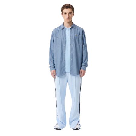 Мужская лёгкая рубашка Lacoste из экологического материала тенсель