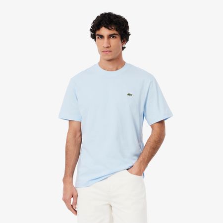 Мужская хлопковая футболка Lacoste с коротким рукавом