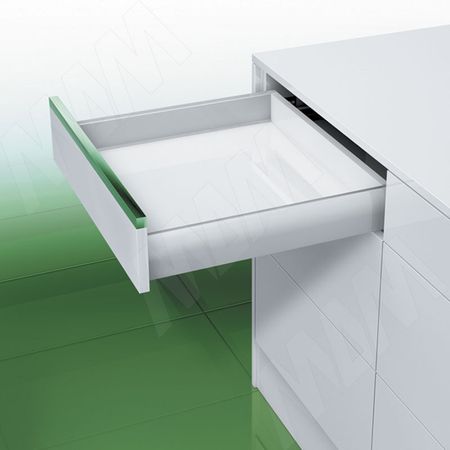 NOVA PRO DELUXE [S] Стандартный ящик без рейлингов, плавное закрывание, 270 мм (NPS.S.040.270(сер.мет))