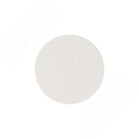 Заглушка самоклеящаяся, D20 мм, Белый фасадный, шагрень (Kr 0101), 54 шт. (0101.20.20)