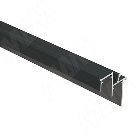 PS48 Направляющая нижняя, быстрый монтаж, черный, L-6000 (PR4879025PR)