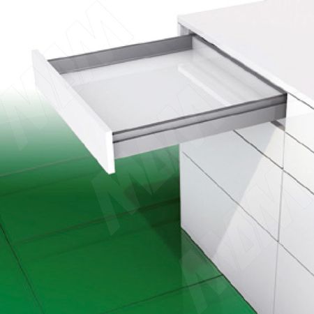 НОВА ПРО СКАЛА Комплект ящика под духовку 450 мм, Н63, с доводчиком, NOVA PRO SCALA [L] (NPSC.L.040.450 (сер.мет) SET)