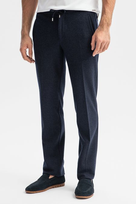Брюки из итальянской шерстяной ткани Vitale Barberis, лимитированная коллекция