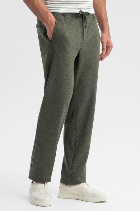 Брюки из итальянской шерстяной ткани Vitale Barberis, лимитированная коллекция
