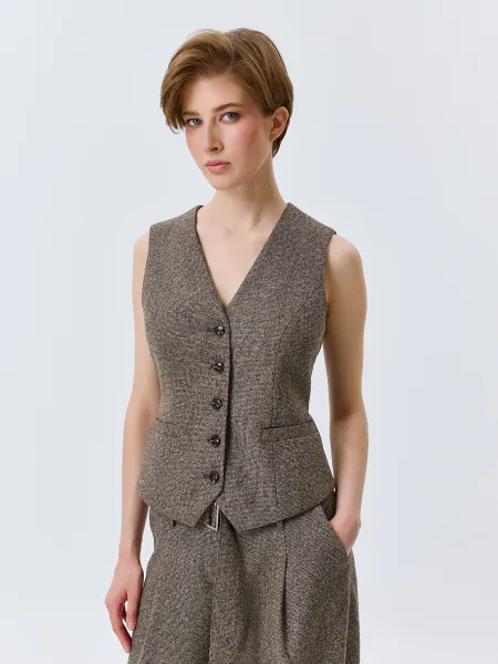 Жилет с узором Herringbone SAVAGE