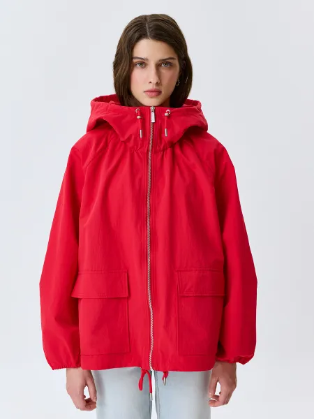 Oversize ветровка из 100% нейлона SAVAGE