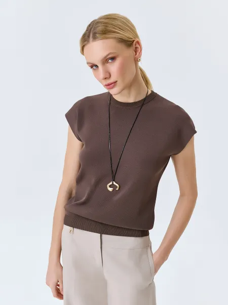 Вязаный топ из вискозы SAVAGE