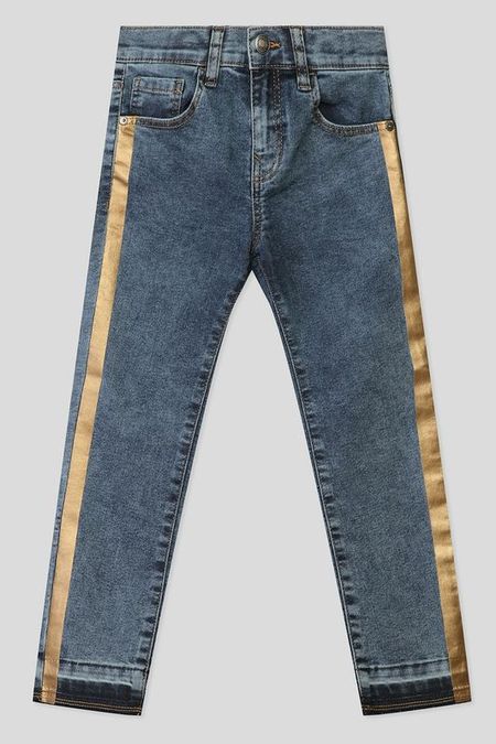 Джинсы с лампасами Benetton
