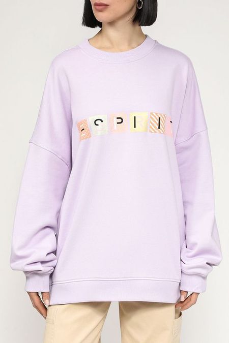Свитшот хлопковый с принтом Esprit Casual