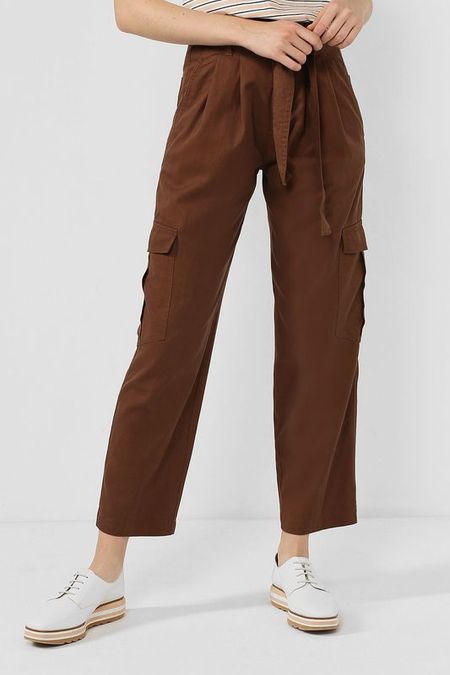 Брюки карго из хлопка и вискозы Marc O'Polo Denim