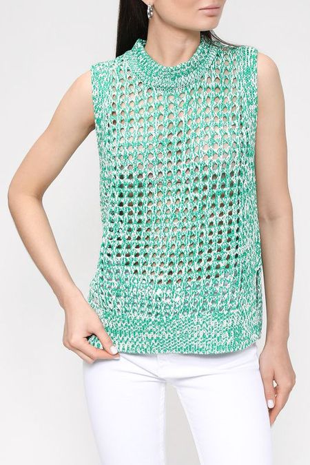 Хлопковый жилет крупной вязки Marc O'Polo