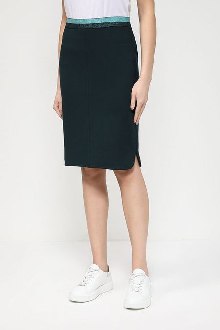 Юбка прямого кроя на контрастном поясе Gerry Weber