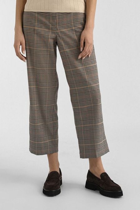 Брюки в клетку со съемным поясом Gerry Weber