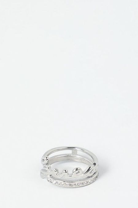 Кольцо с кристаллами Guess