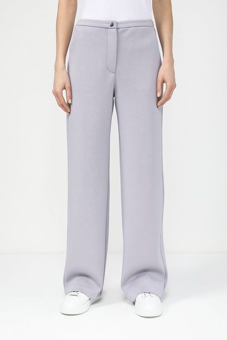 Брюки трикотажные прямого кроя EMPORIO ARMANI