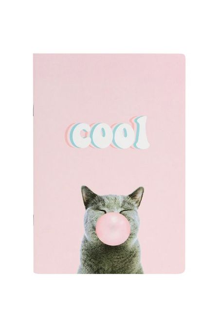Блокнот в точку А5 с надписью Cool Kawaii Factory