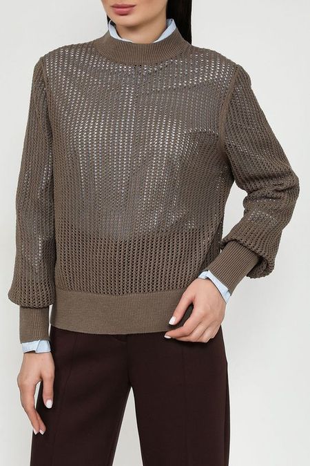 Джемпер из хлопка и льна Marc O'Polo