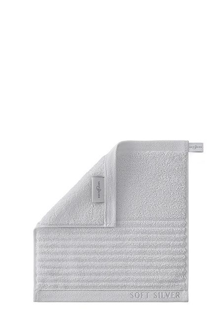 Полотенце для лица хлопковое махровое с антибактериальным эффектом Soft Silver
