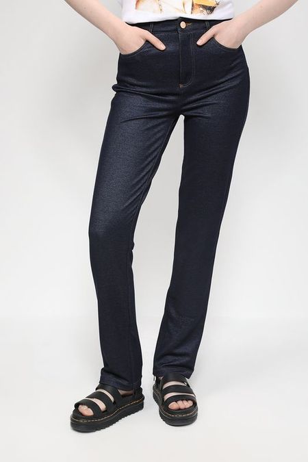 Брюки с металлическим блеском Guess