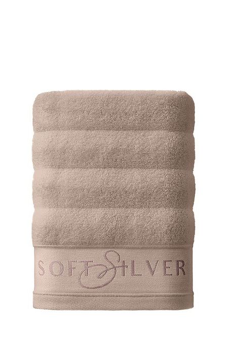 Полотенце хлопковое махровое с антибактериальным эффектом Soft Silver