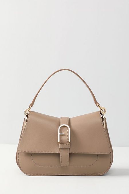 Кожаная сумка сетчел Flow Mini Furla