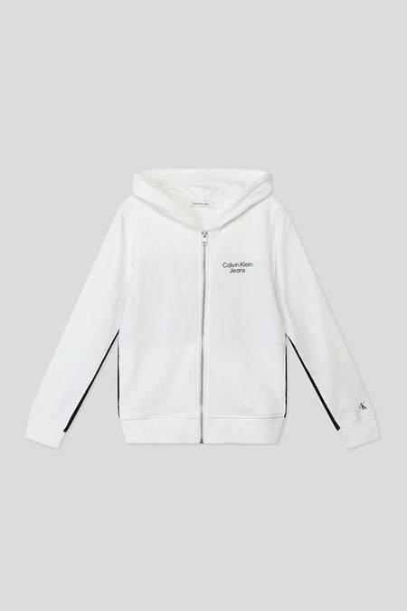 Толстовка хлопковая на молнии Calvin Klein Jeans