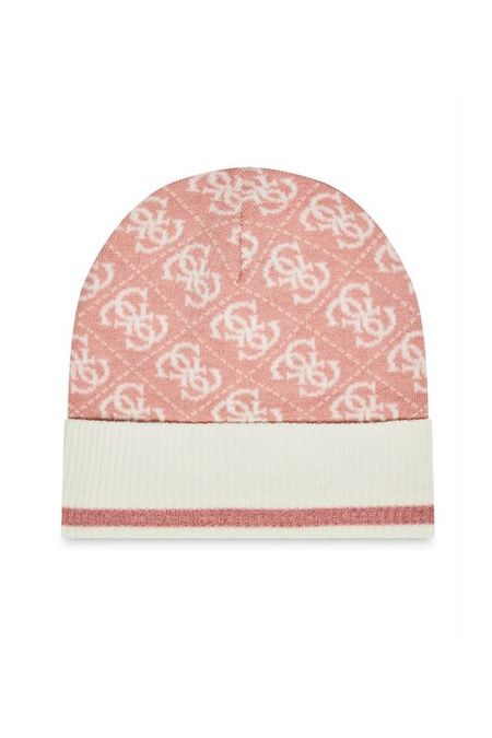 Шапка с принтом бренда Guess
