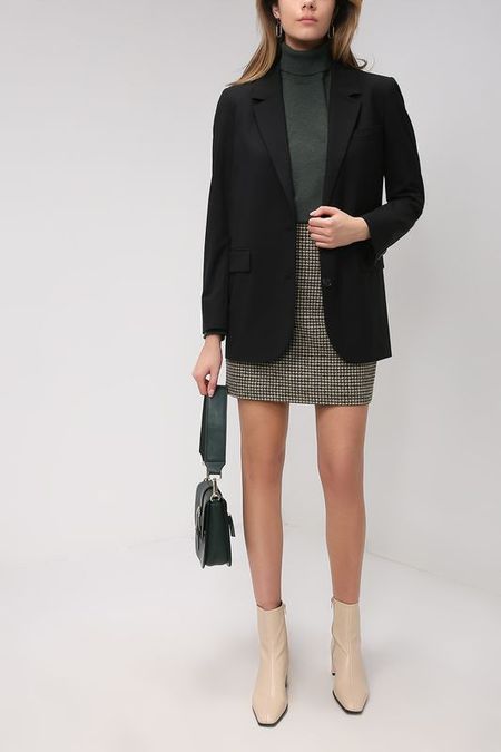 Юбка мини с высокой посадкой Esprit
