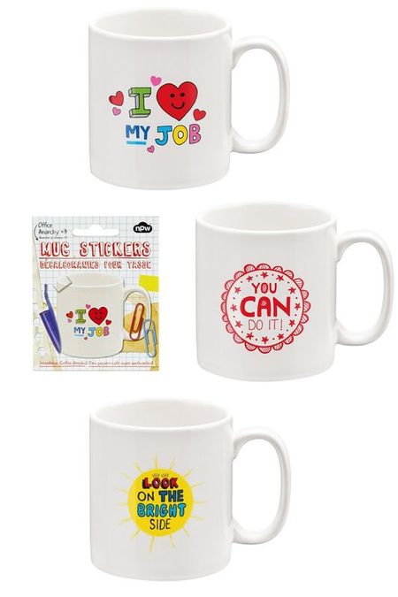 Наклейки для кружки I Love My Job Kawaii Factory